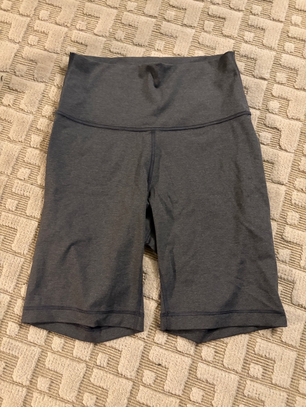 Everlane Charcoal High-Rise Bike Shorts